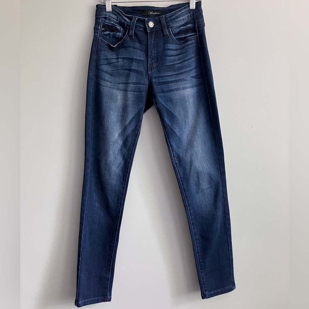 KANCAN Estilo Mid Rise Dark Wash Skinny Jeans Size 25